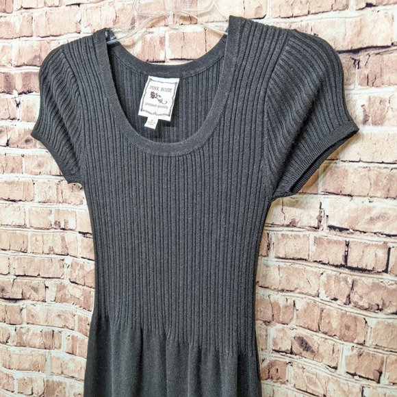 Pink Rose Dress Sweater Size Small - Picture 3 of 11